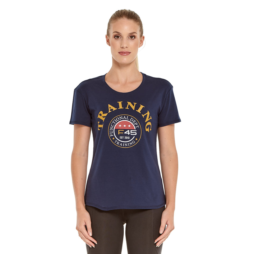 Womens Signet Soft Q-Dry Tee