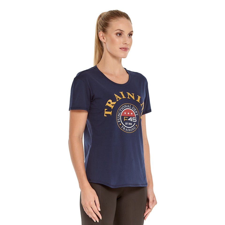 Womens Signet Soft Q-Dry Tee