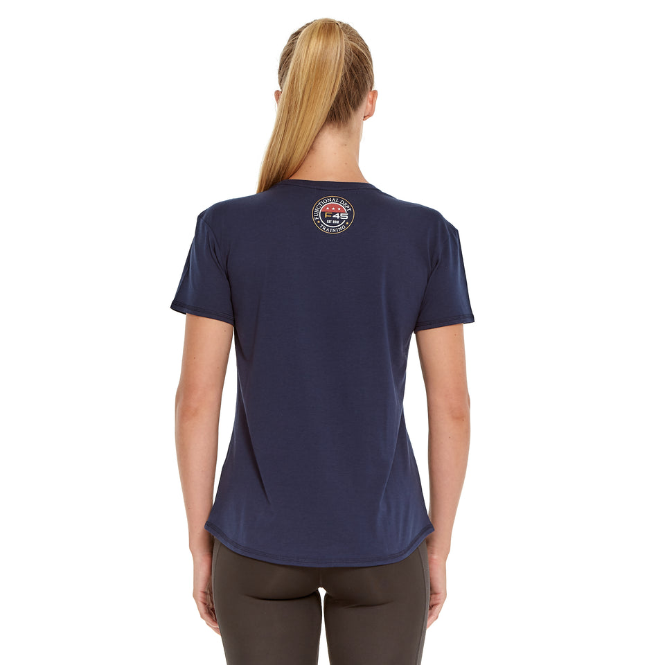 Womens Signet Soft Q-Dry Tee