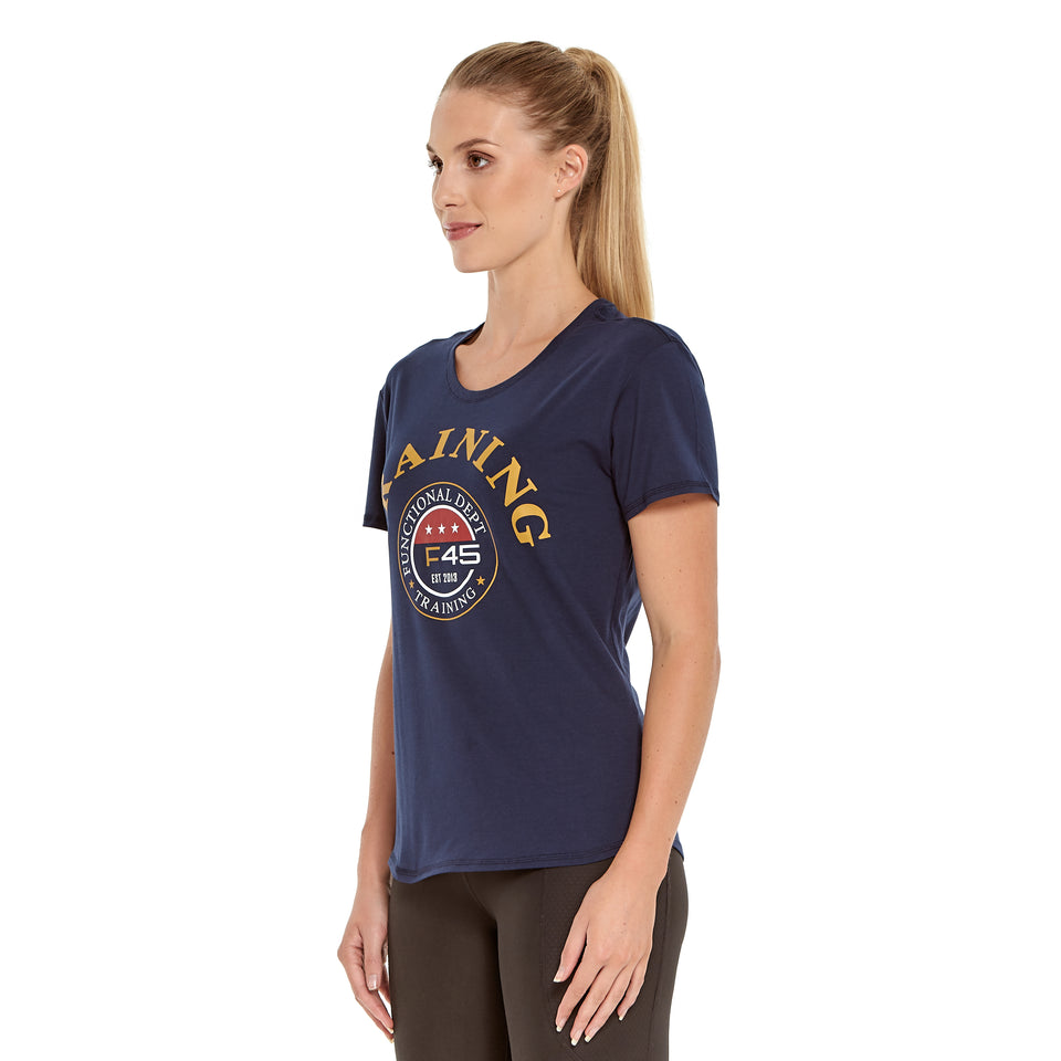 Womens Signet Soft Q-Dry Tee