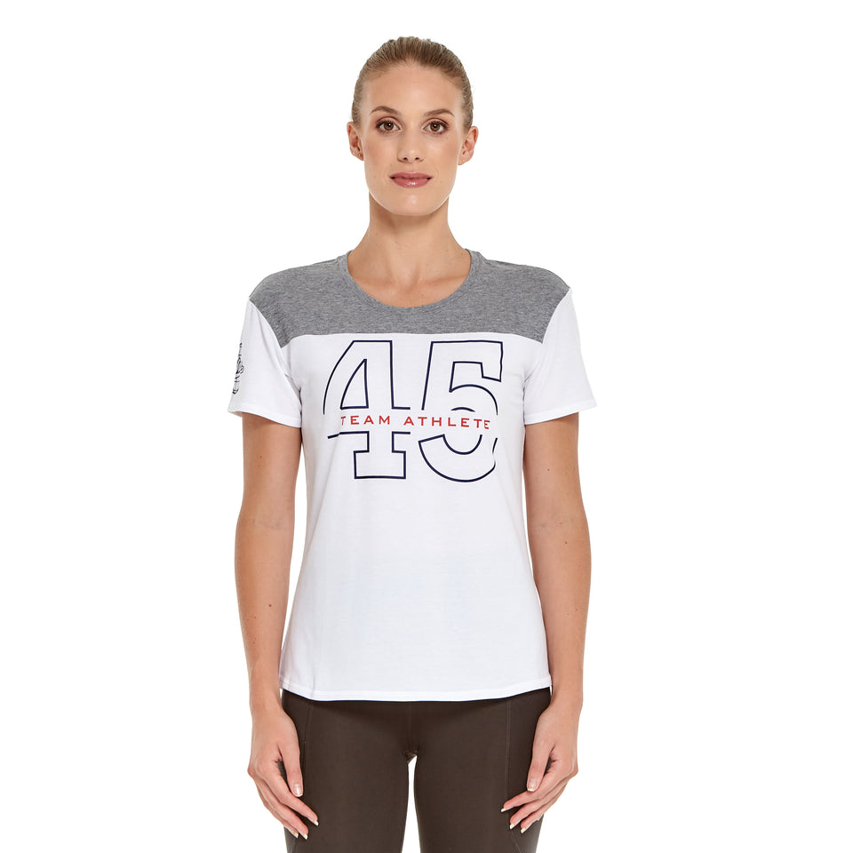 Womens Team 45 Soft Q-Dry Tee