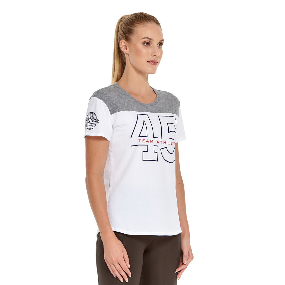 Womens Team 45 Soft Q-Dry Tee