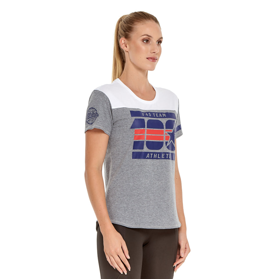 Womens Team 100 Soft Q-Dry Tee