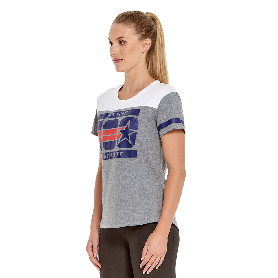 Womens Team 100 Soft Q-Dry Tee