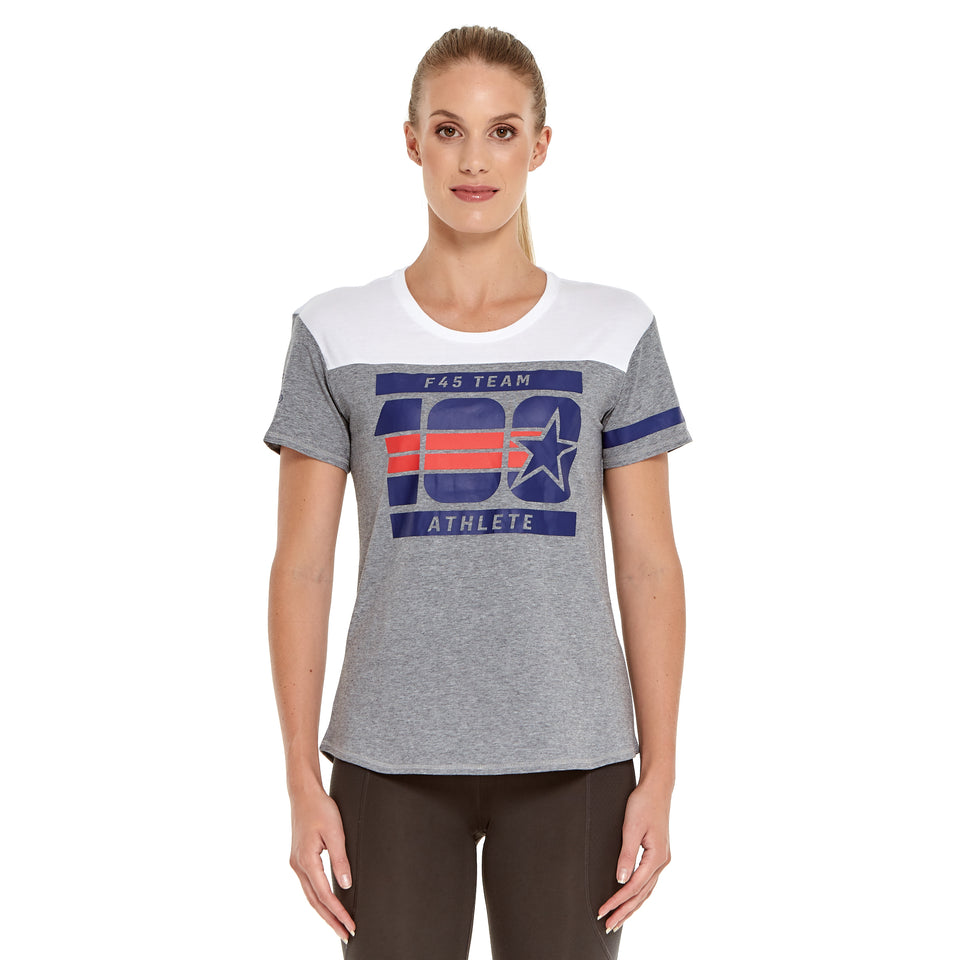 Womens Team 100 Soft Q-Dry Tee