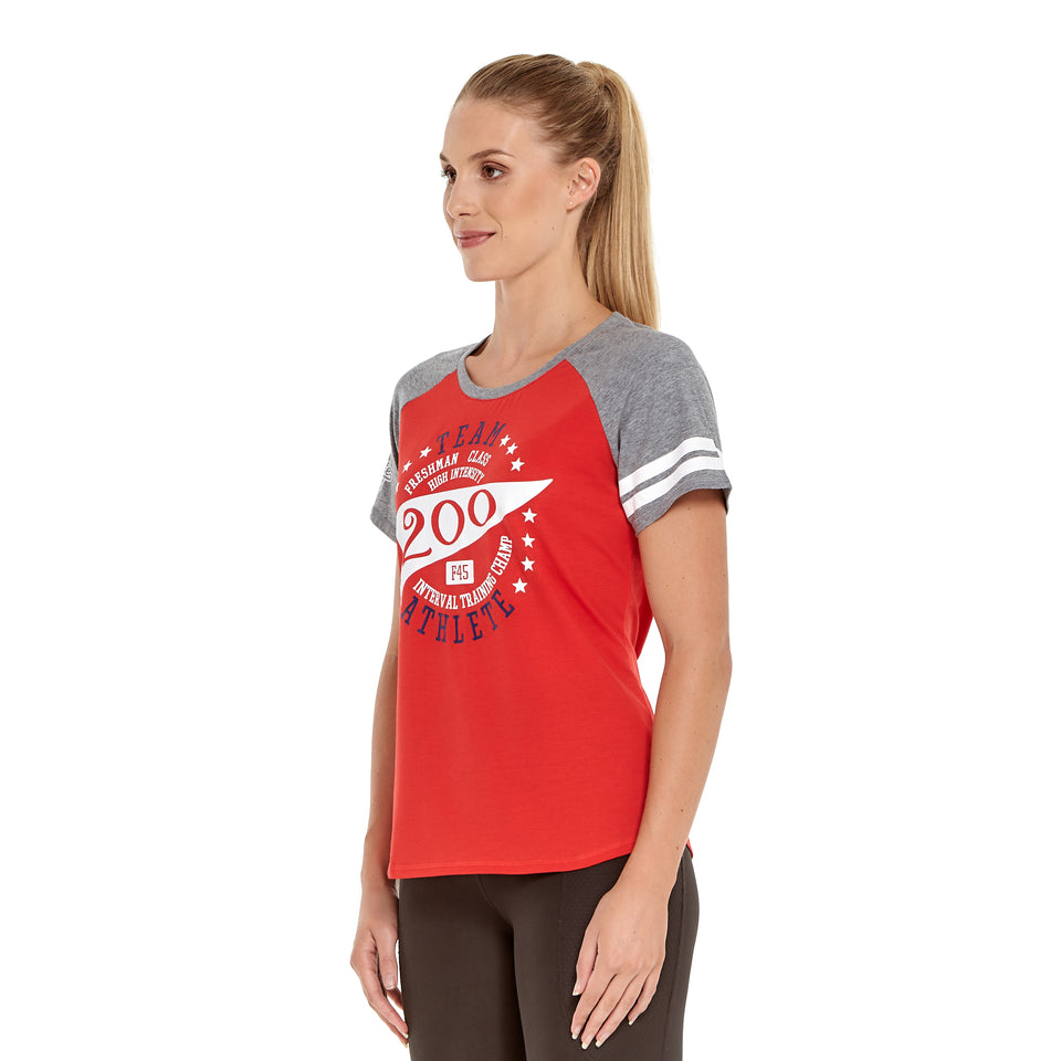 Womens Team 200 Soft Q-Dry Tee