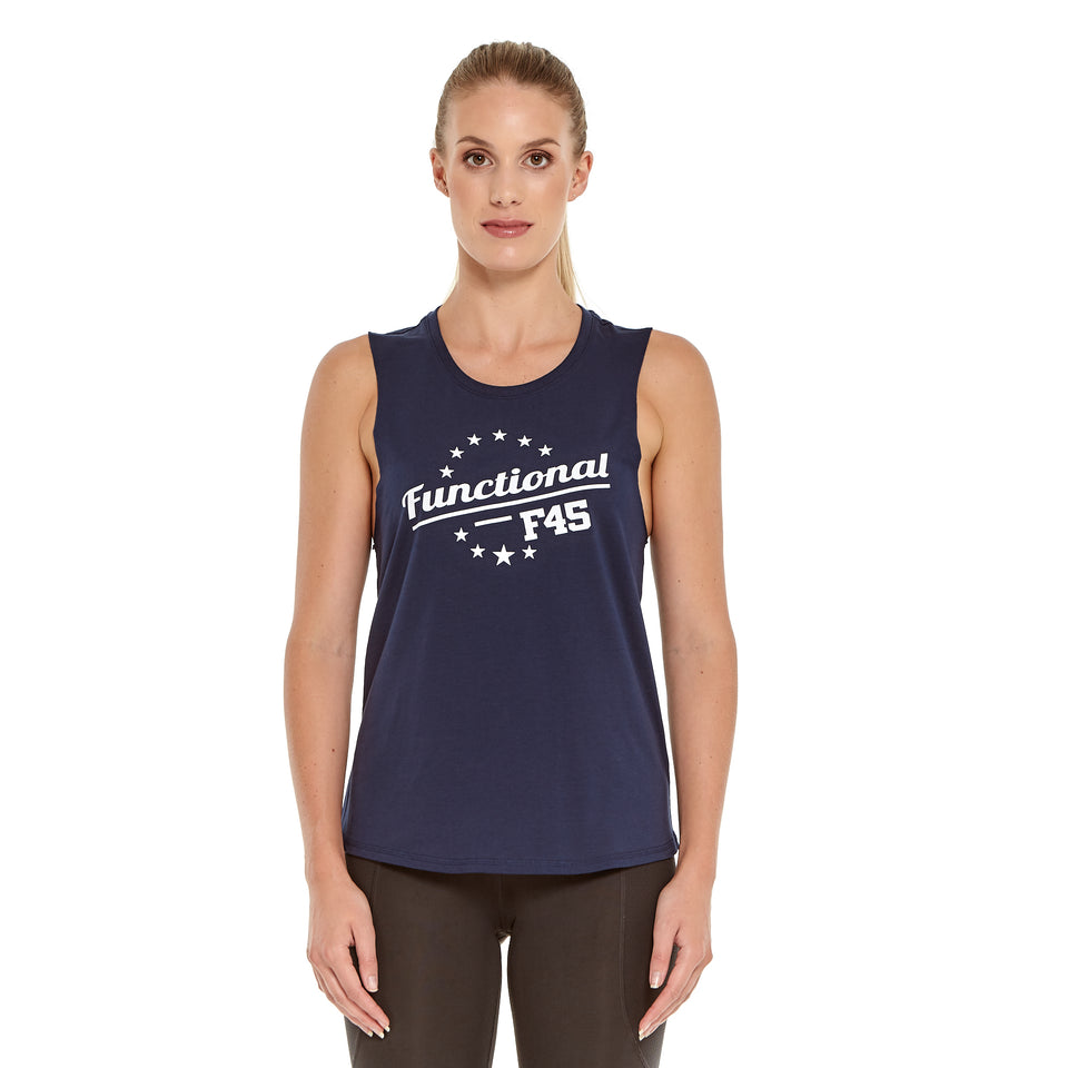 Womens Stars 45 Soft Q-Dry Tank