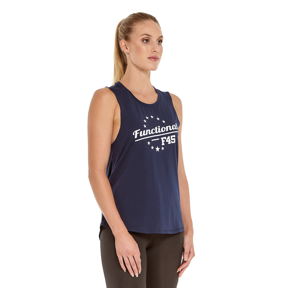 Womens Stars 45 Soft Q-Dry Tank