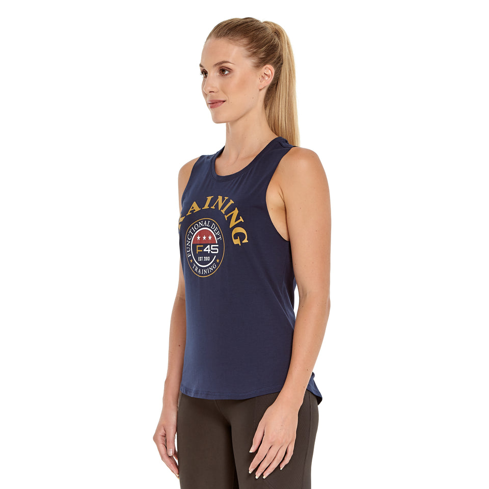 Womens Signet Soft Q-Dry Tank