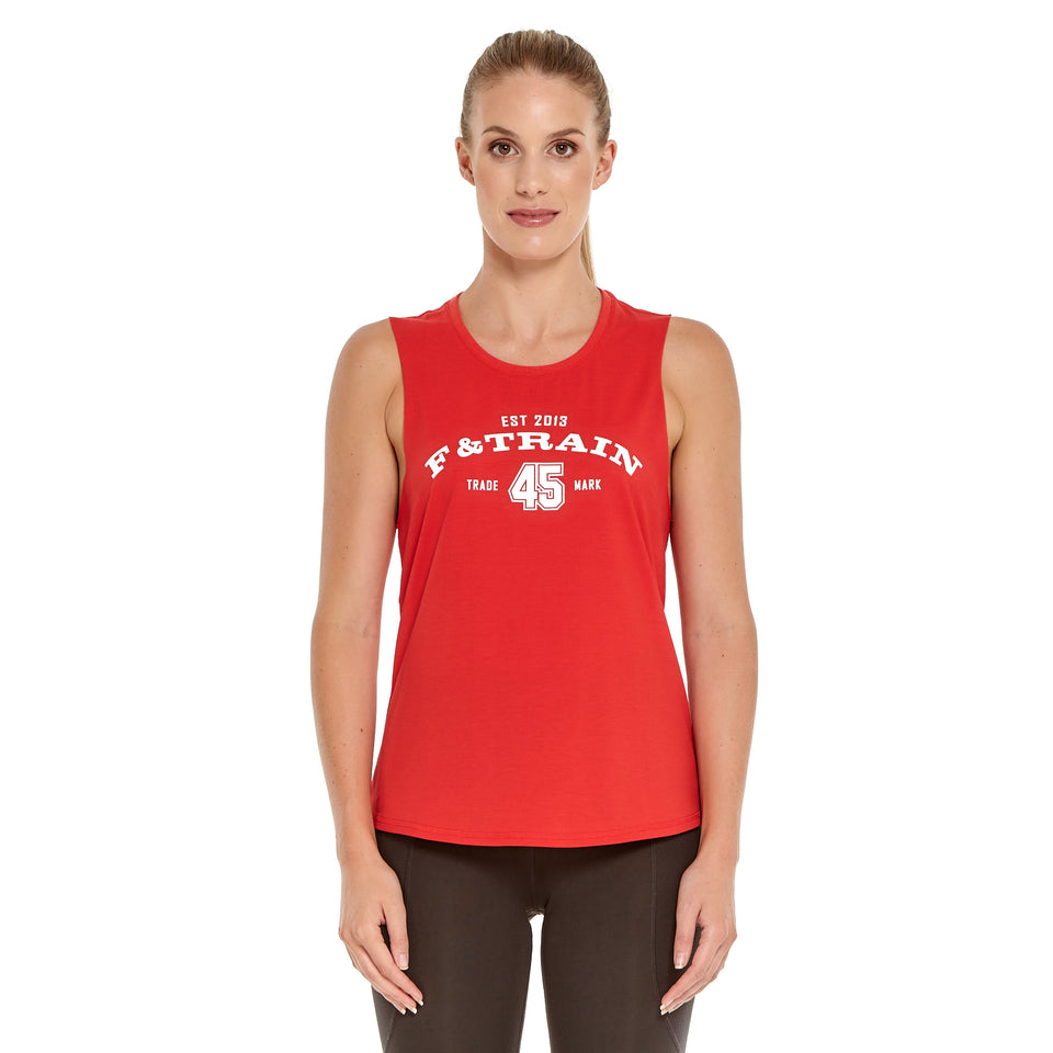 Womens F&Train Soft Q-Dry Tank