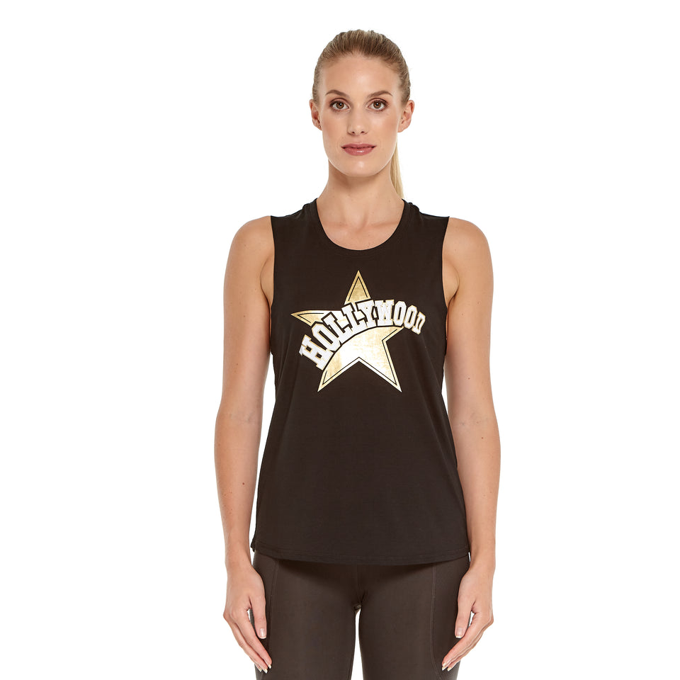 Womens Hollywood Soft Q-Dry Tank