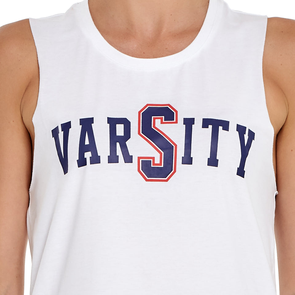 Womens Varsity Soft Q-Dry Tank