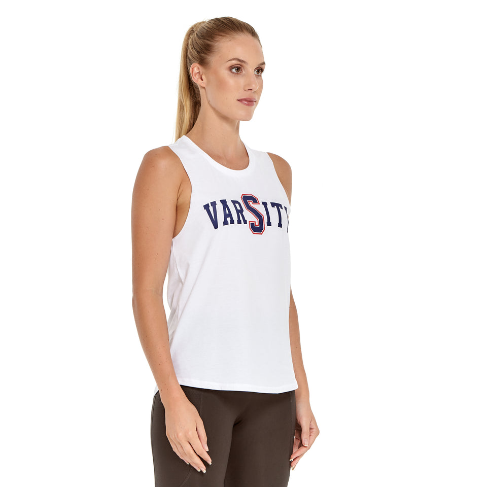 Womens Varsity Soft Q-Dry Tank