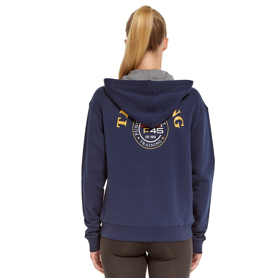 Womens Signet Lightweight Zip Hoodie