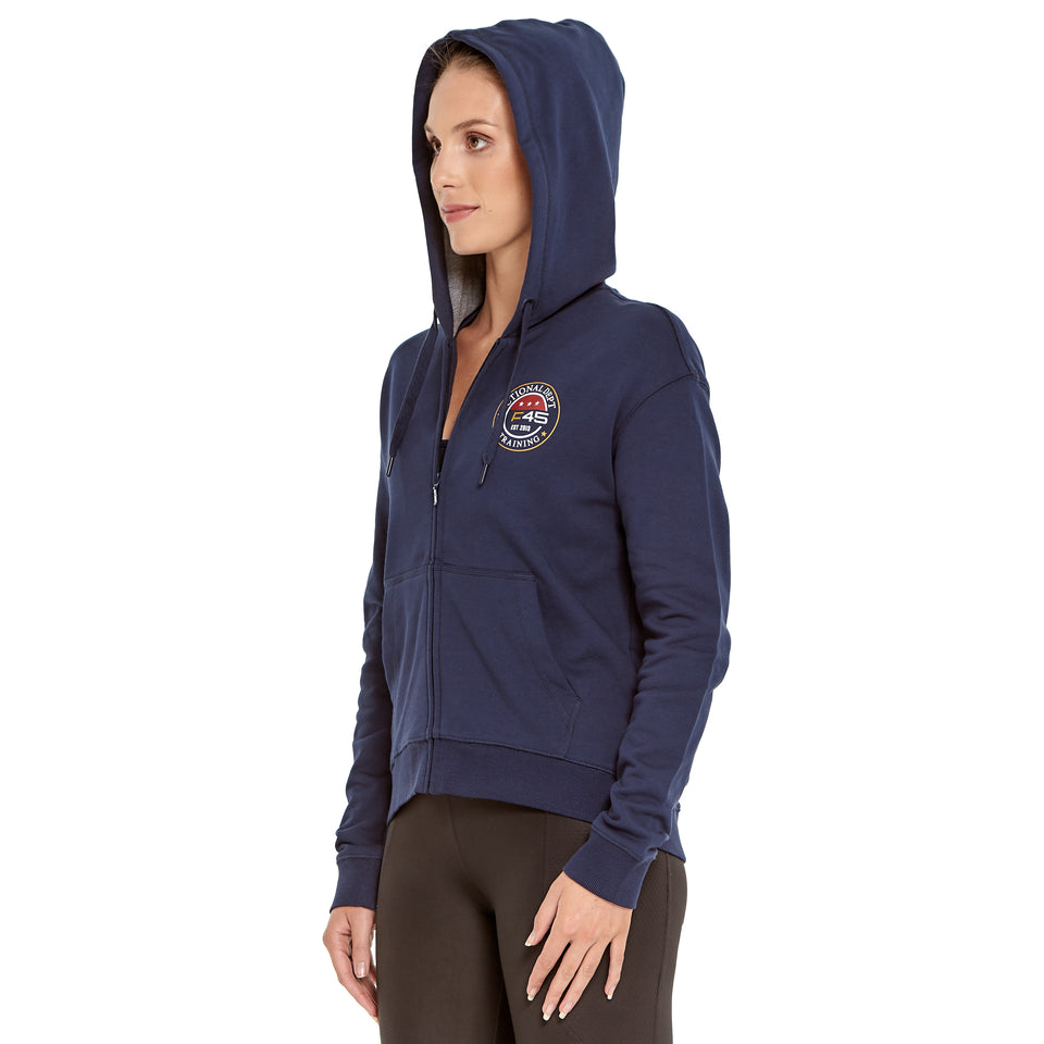 Womens Signet Lightweight Zip Hoodie