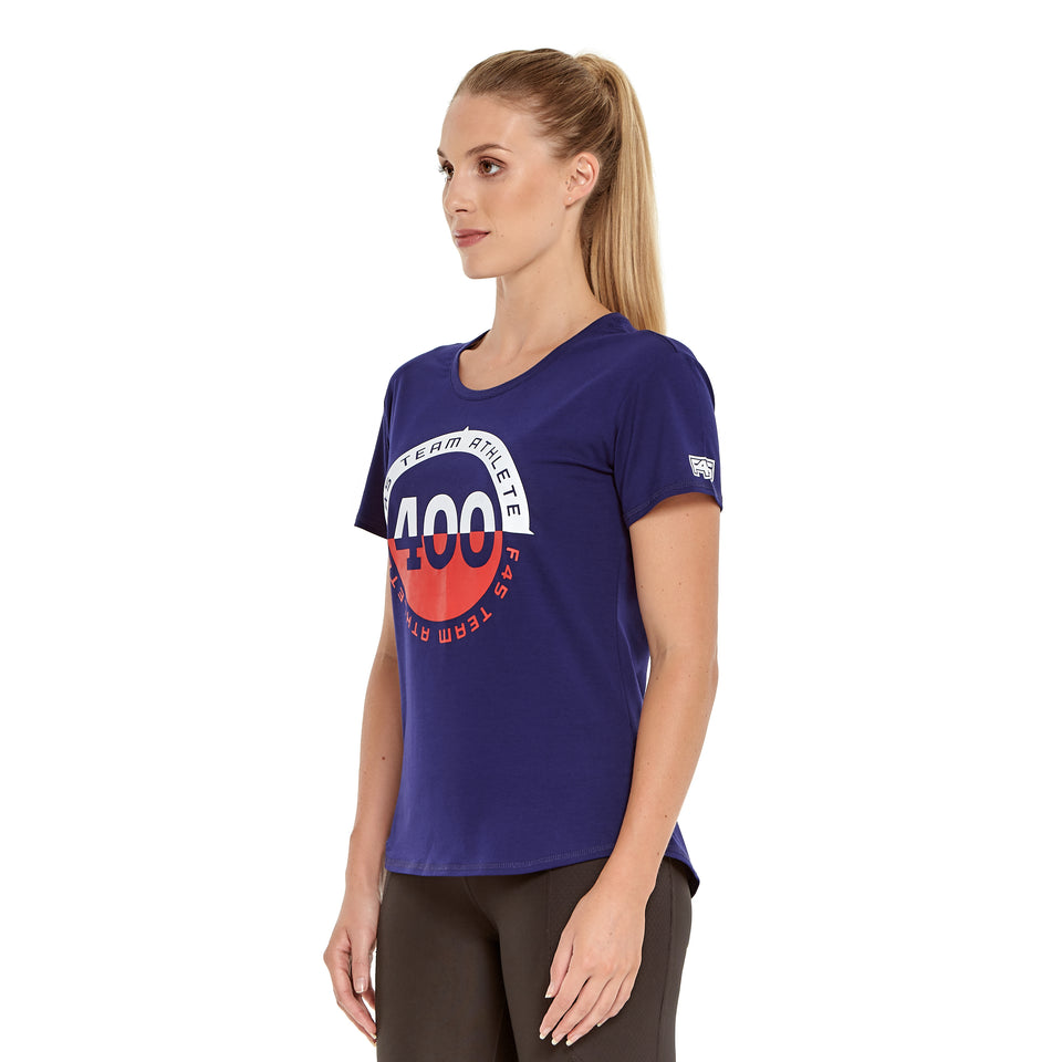 Womens Team 400 Soft Q-Dry Tee