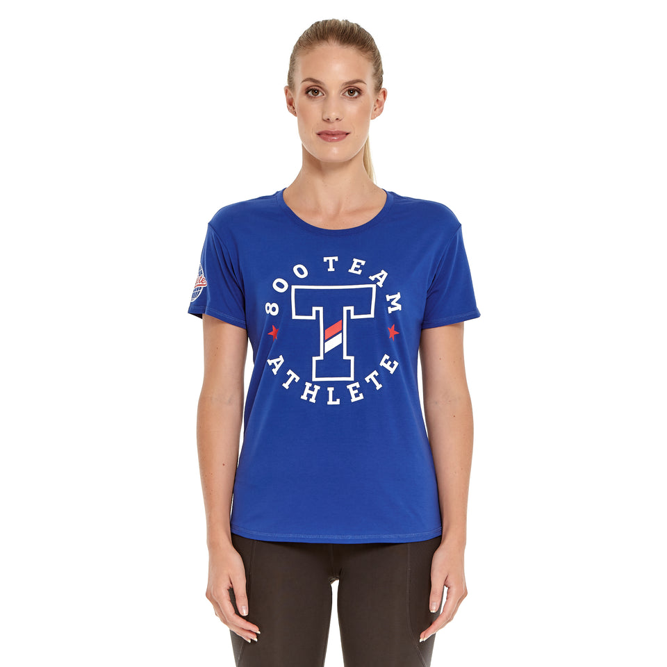 Womens Team 800 Soft Q-Dry Tee