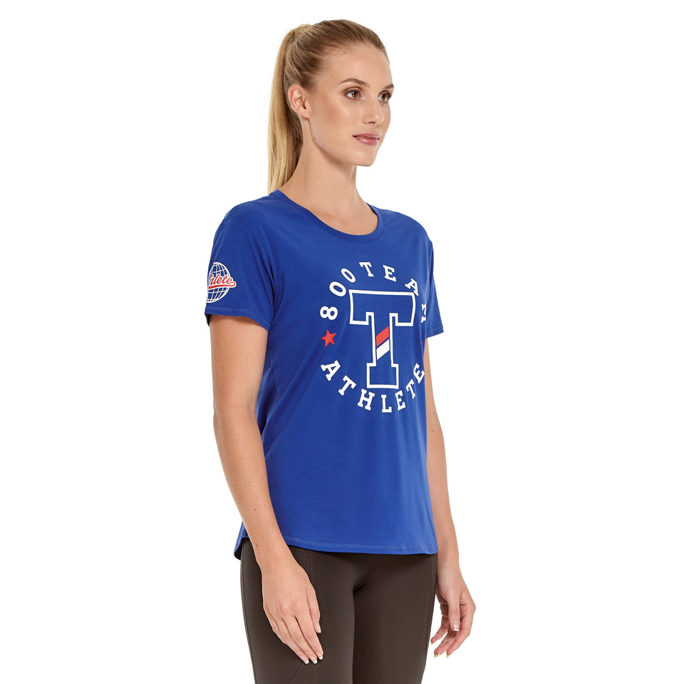 Womens Team 800 Soft Q-Dry Tee