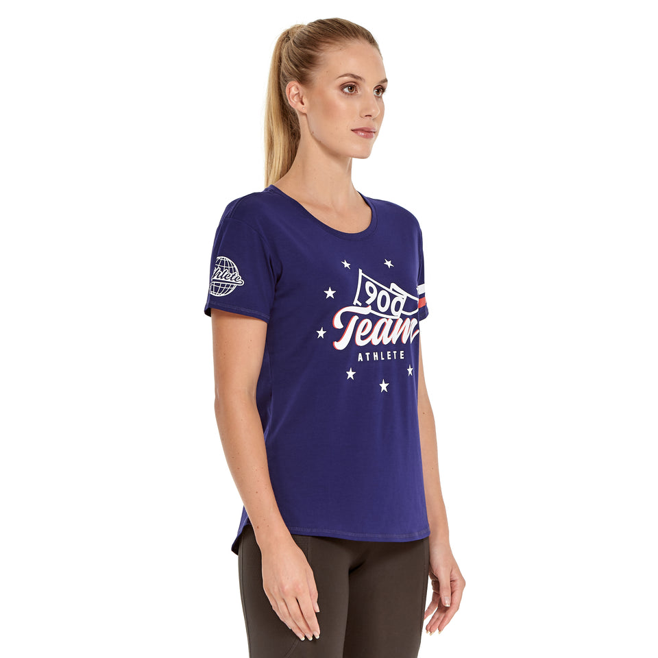 Womens Team 900 Soft Q-Dry Tee