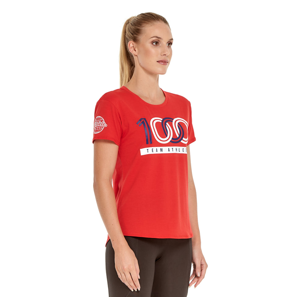 Womens Team 1000 Soft Q-Dry Tee