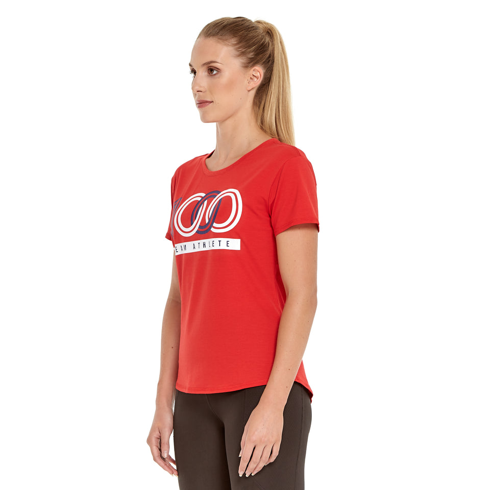 Womens Team 1000 Soft Q-Dry Tee