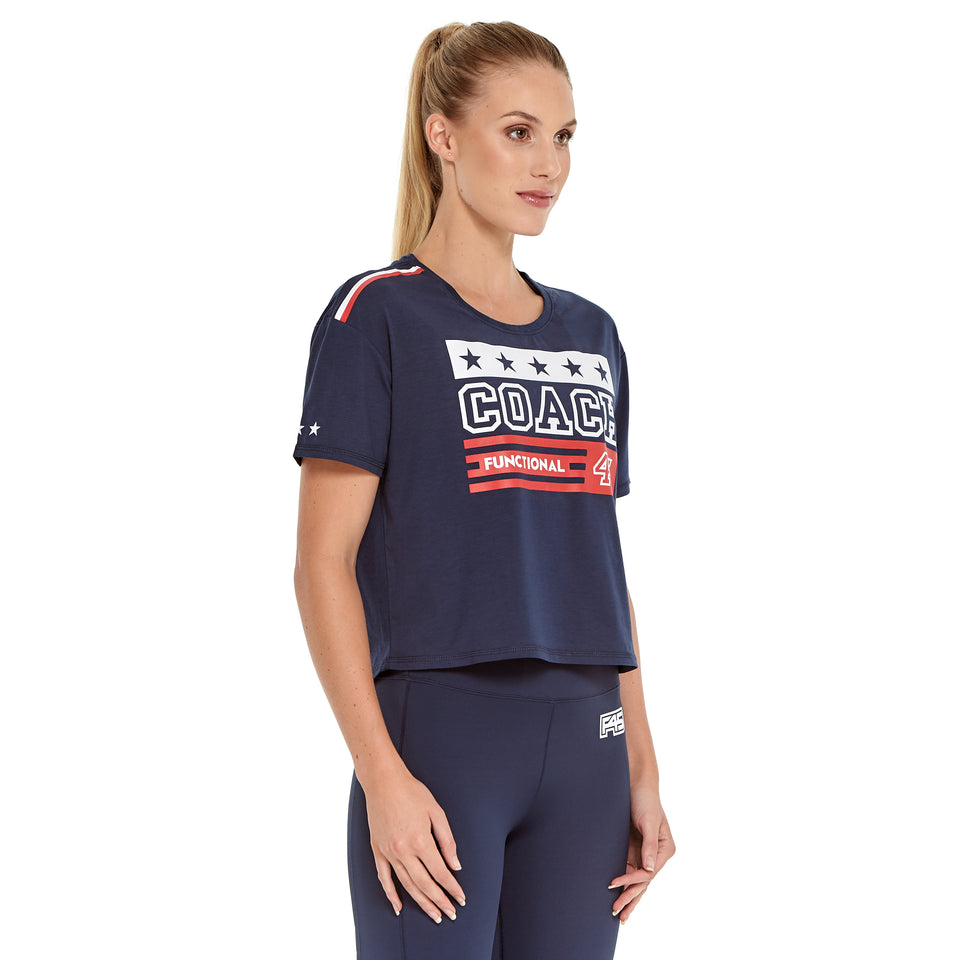 Womens Uniform Soft Q-Dry Crop Tee