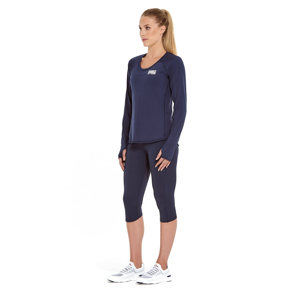 Womens Uniform Brushed Q-Dry Long Sleeve