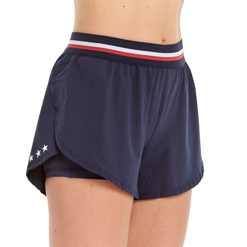 Womens Uniform 2 In 1 Shorts