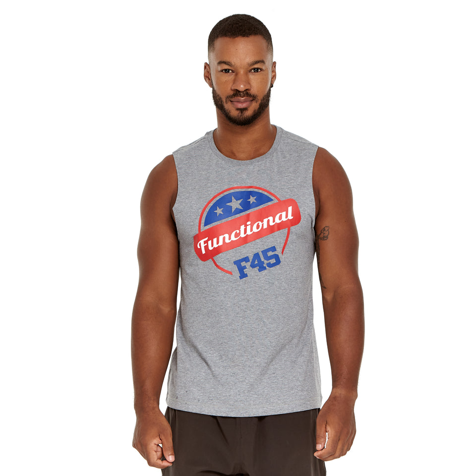 Mens Circle 45 Soft Q-Dry Tank