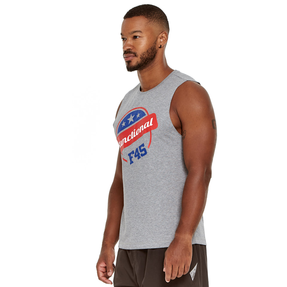 Mens Circle 45 Soft Q-Dry Tank