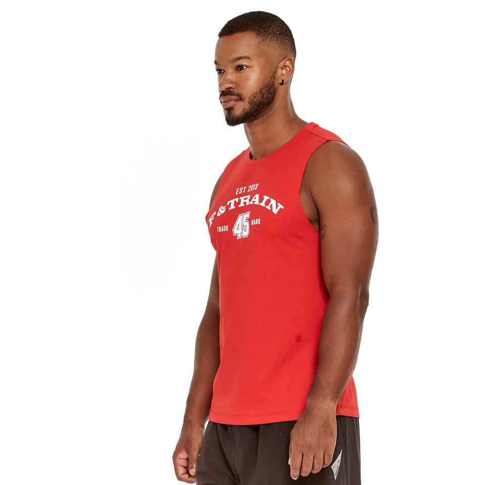 Mens F&Train Soft Q-Dry Tank