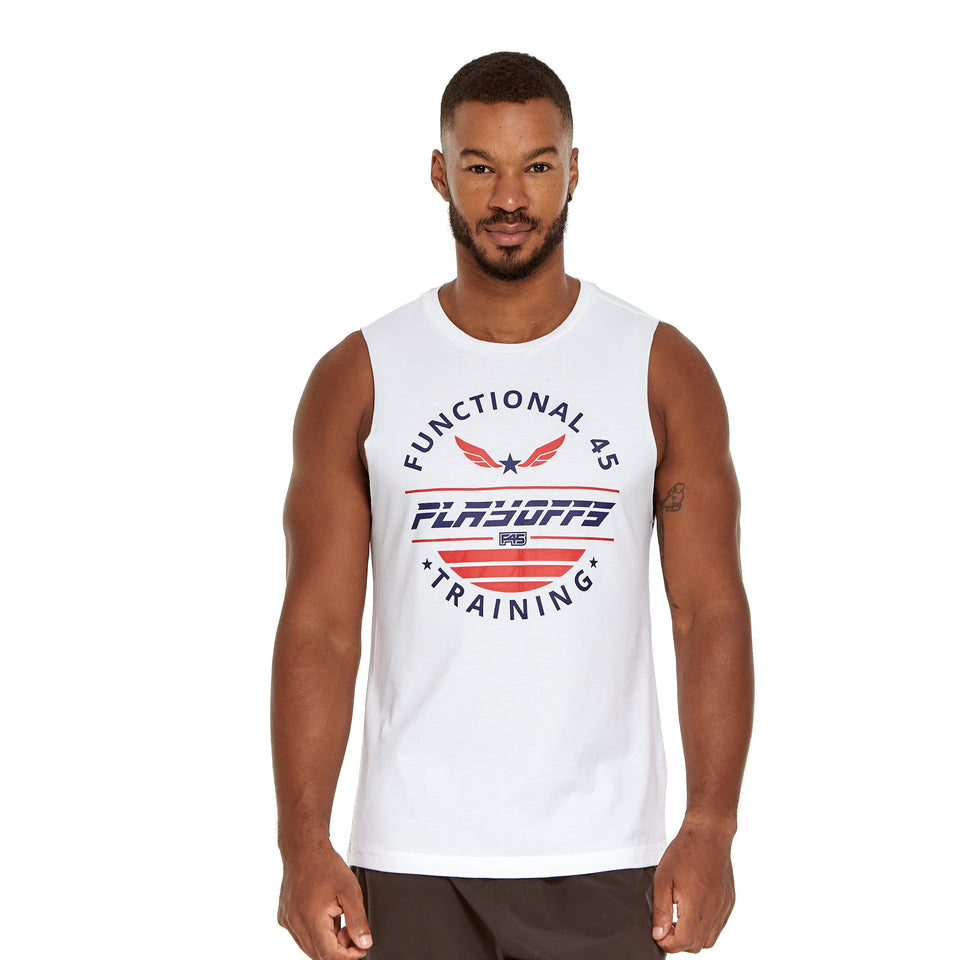 Mens Playoffs Soft Q-Dry Tank