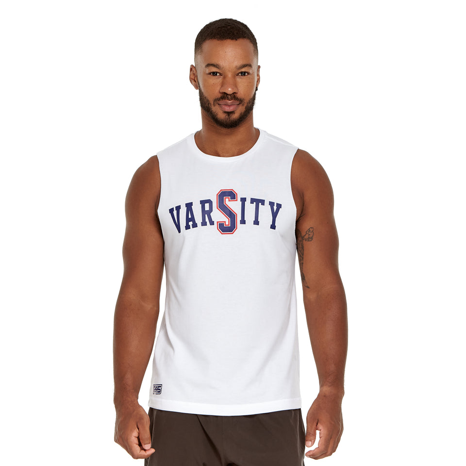 Mens Varsity Soft Q-Dry Tank