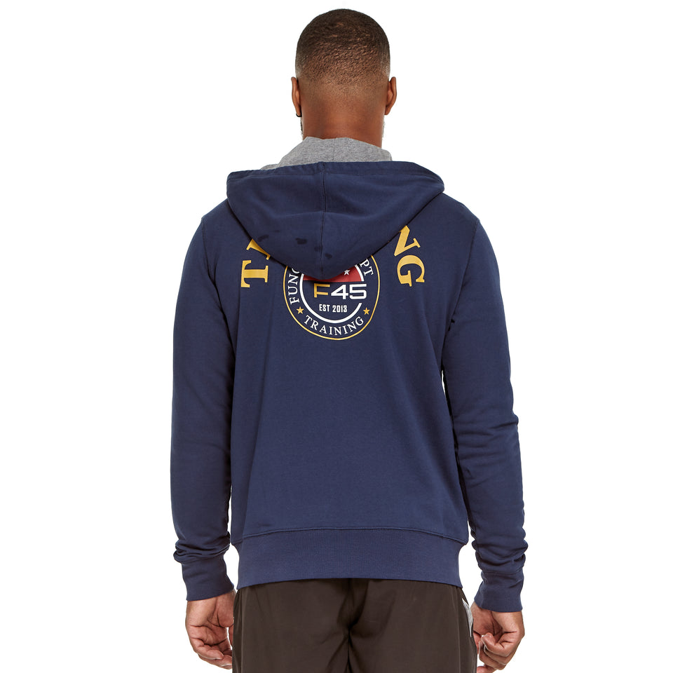 Mens Signet Lightweight Zip Hoodie