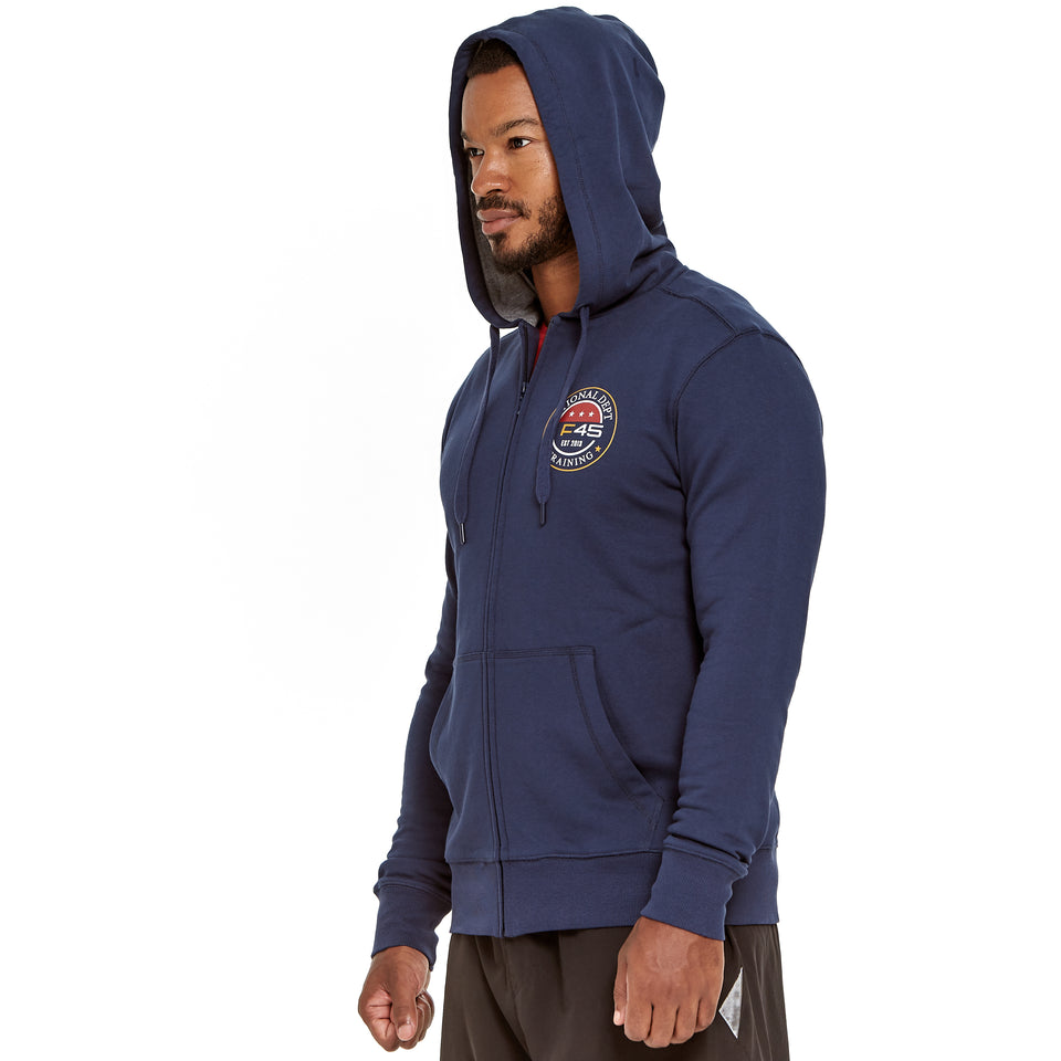 Mens Signet Lightweight Zip Hoodie