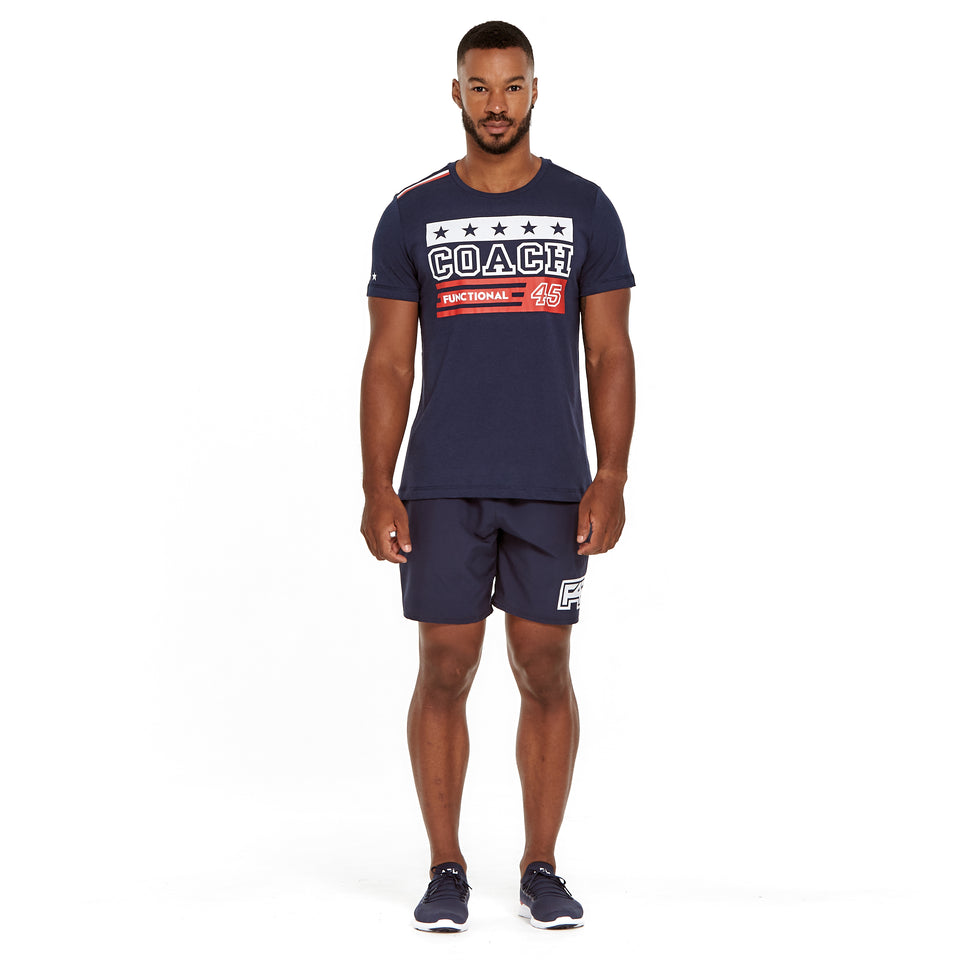 Mens Uniform Soft Q-Dry Coach Tee