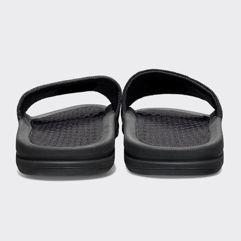 Womens Big Logo Slide - Black