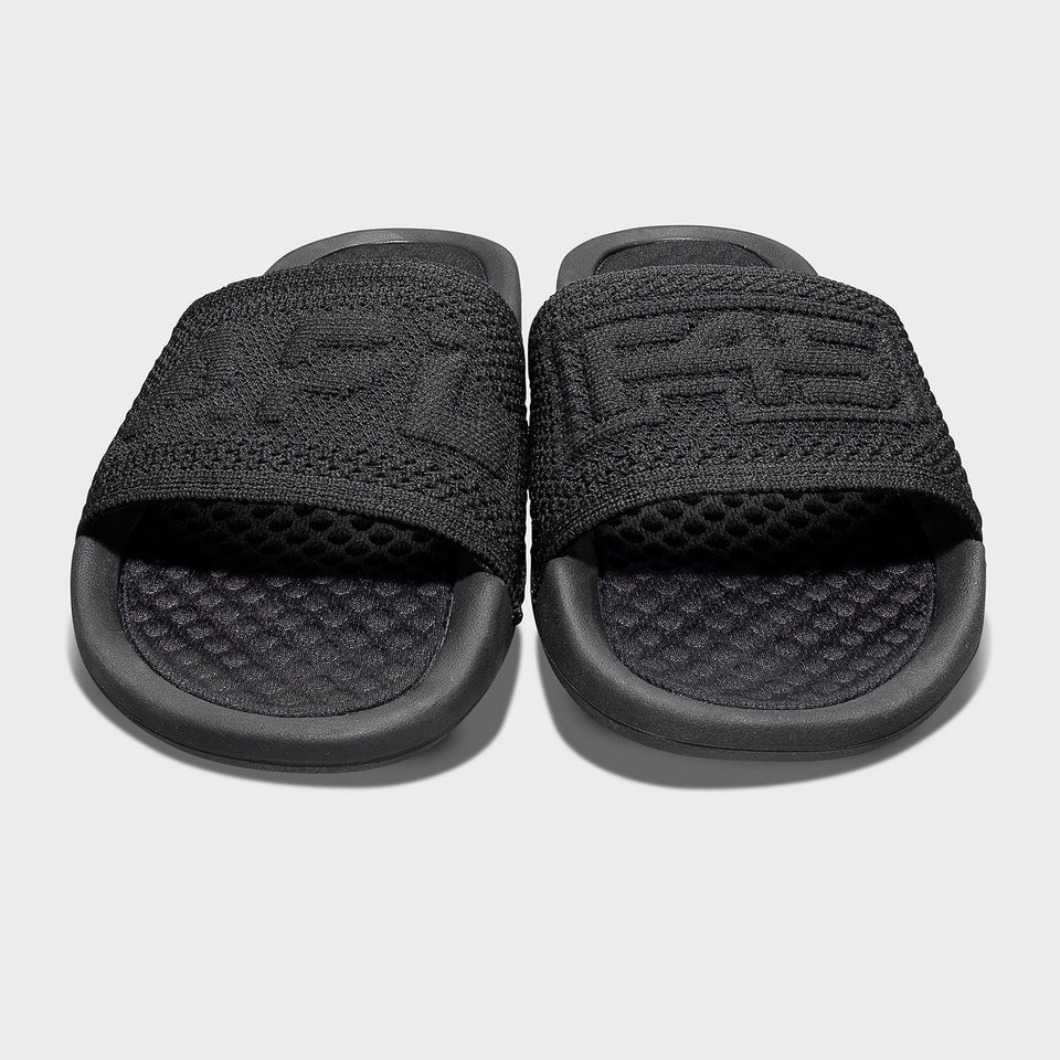 Mens Big Logo Slide - Black