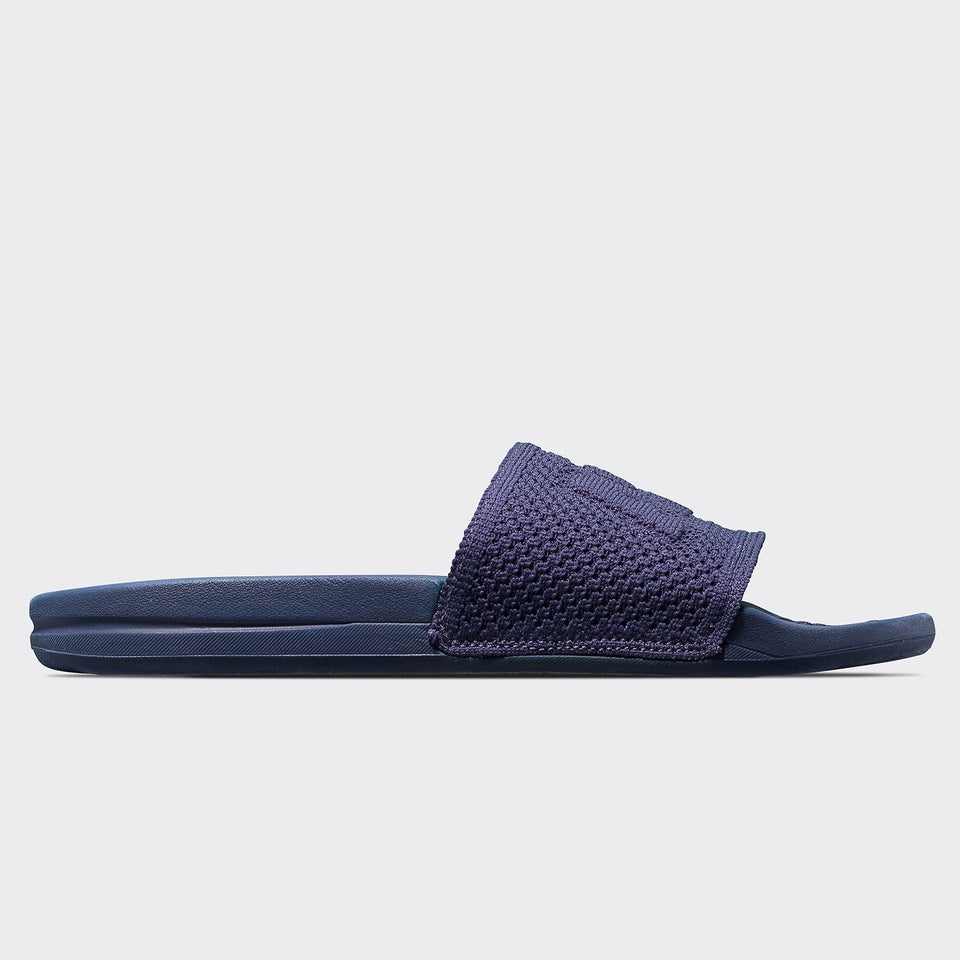 Womens Big Logo Slide - Navy