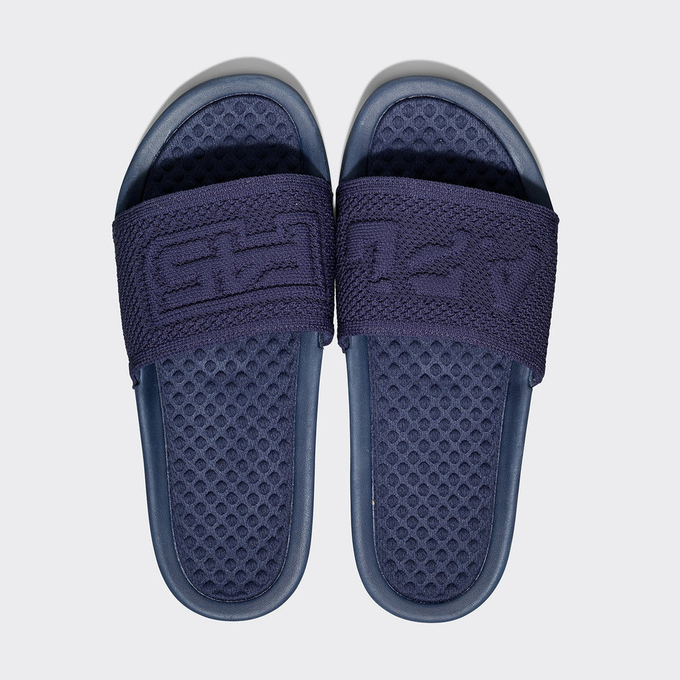 Womens Big Logo Slide - Navy